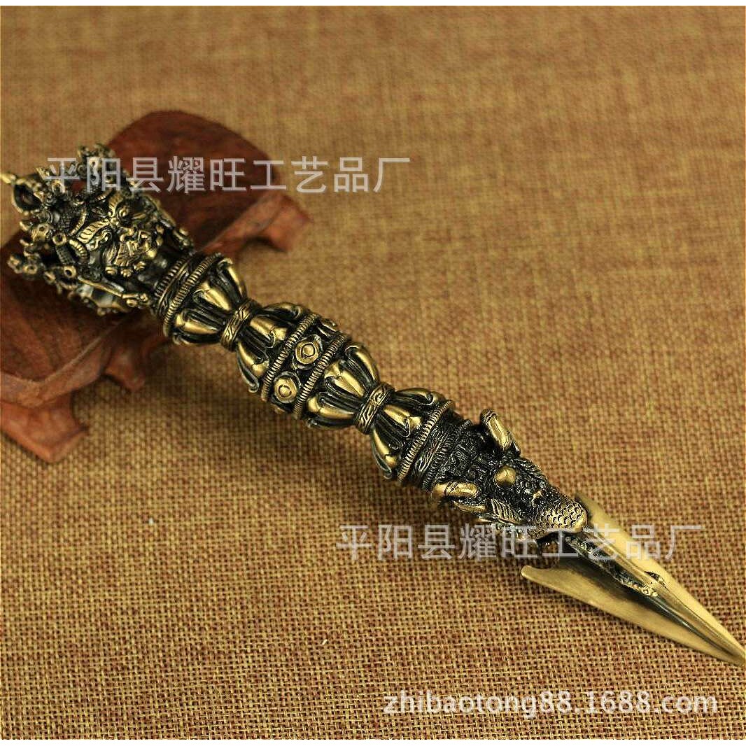 法器 金刚橛降魔杵普巴杵金刚杵铜合金大号