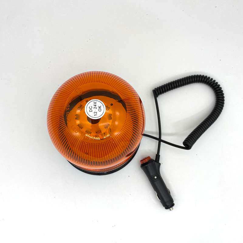 80LED 12-24V 叉车机械频闪灯旋转警示灯工程车爆闪吸顶灯