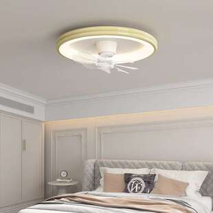 新款吸顶摇头风扇灯智能遥控卧室灯静音家用吊扇灯客厅灯电扇灯具