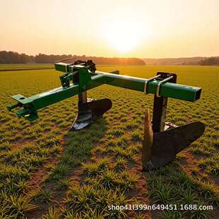 手扶拖拉机旋耕机双行可调开沟犁开沟机器犁子后挂开沟犁犁地机