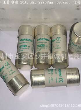 DF3FA06 熔断器 工作电流 6A、aM、690V、22x58mm、电动机保护