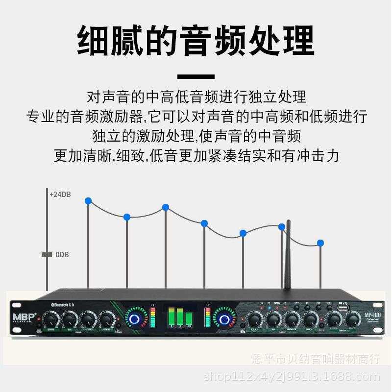MP-100声音专业人声美化激励器前级效果器音频舞台话筒增益处理器