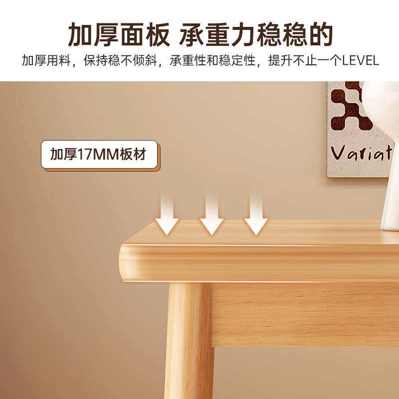 全实木电脑桌学生成人家用写字学习书桌简易长方形桌子卧室办公桌