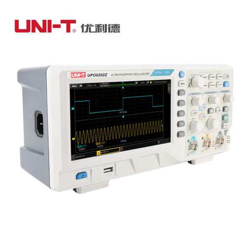 优利德UPO6102Z 6202Z系列数字荧光示波器高精度双通道200MHz带宽