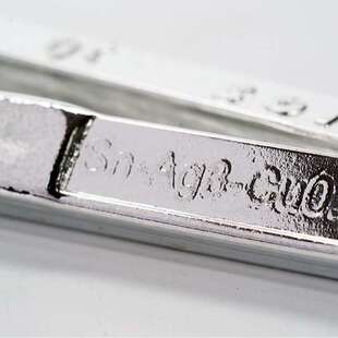 佳金源波峰焊浸焊305银3.0环保无铅焊锡条厂家直销 保质保量