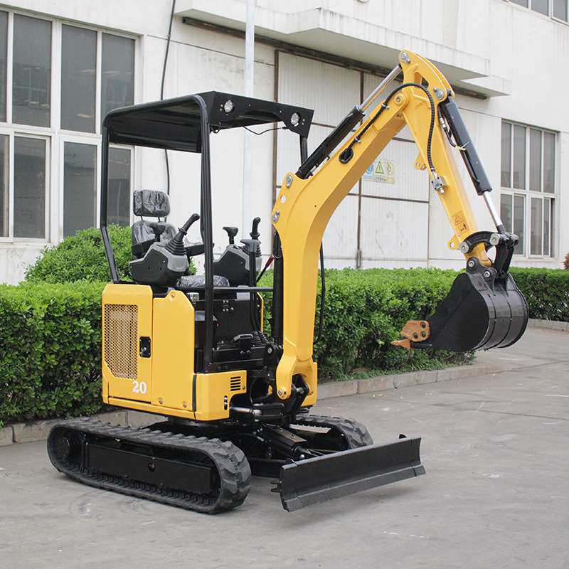 履带式微型钩机座舱舒适城市拓展小型工程挖掘车涵洞施工EZ-C20