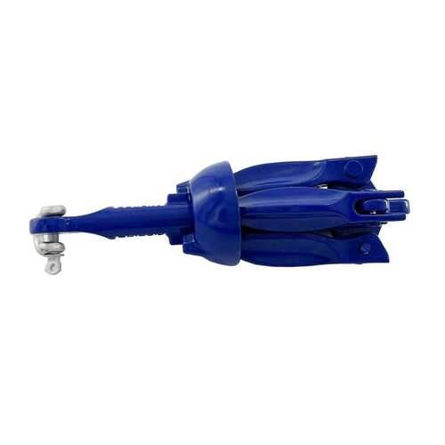 艾硕/ISURE  蓝色铝制折叠锚伞形锚船锚 船用五金配件 游艇五金锚