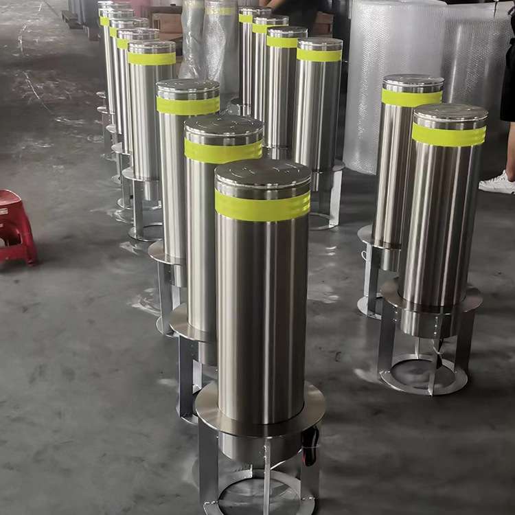 中旺全自动升降柱不锈钢伸缩升降柱全自动液压升降柱路障机器