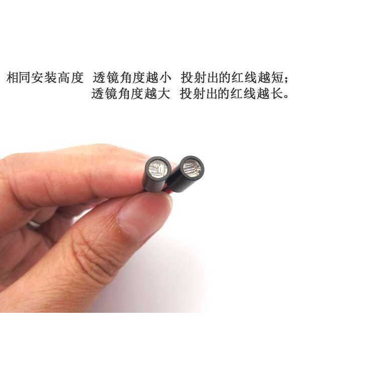6*11.2mm635/650nm5mw红光一字十字定位灯划线仪固定聚焦镭射模组