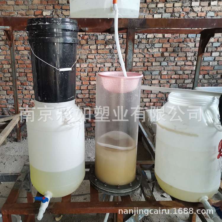 高透明 有机玻璃亚克力尿激酶提取柱层析柱 直径300mm 圆柱形