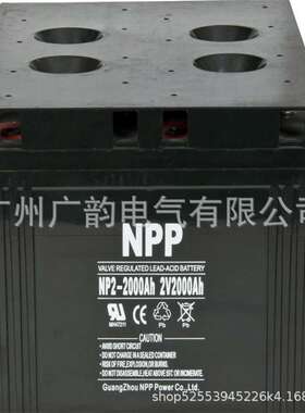 NPP耐普蓄电池NP2-2000 光伏离网系统用 2V2000AH野外生活用电