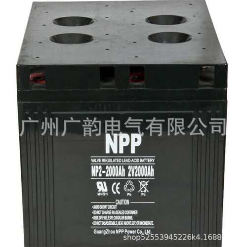 NPP耐普蓄电池NP2-2000 光伏离网系统用 2V2000AH野外生活用电