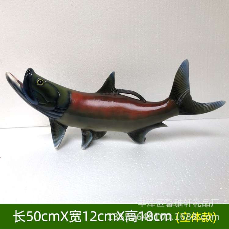 热销仿真玻璃钢摆件 海洋各类热带鱼模型 半面壁挂商铺门店装饰品