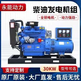 30kw发电机组 养殖场备用30千瓦潍坊柴油发电机组 小型应急发电机