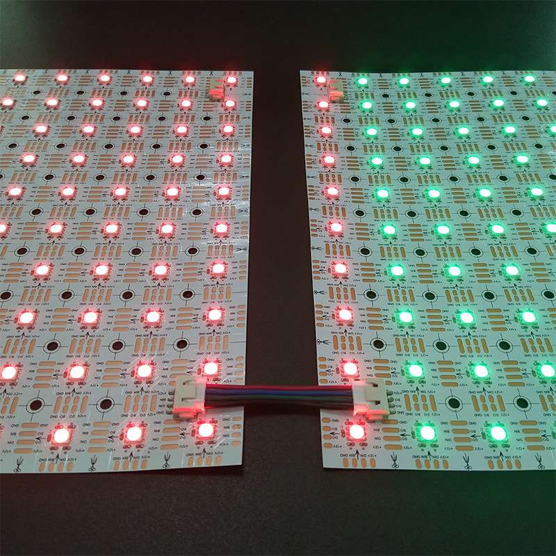 透光led灯板奢石背景光源灯5050灯珠柔性灯片板随意裁剪发光背板