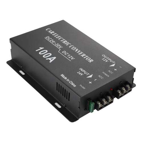 车载电源降压器DC20~30V转12V转换器带记忆大功率音响低音炮100A