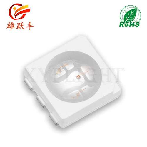 5050RGB幻彩四脚0.2w高亮sk6812 内置ic兼容ws2812b 5050幻彩灯珠