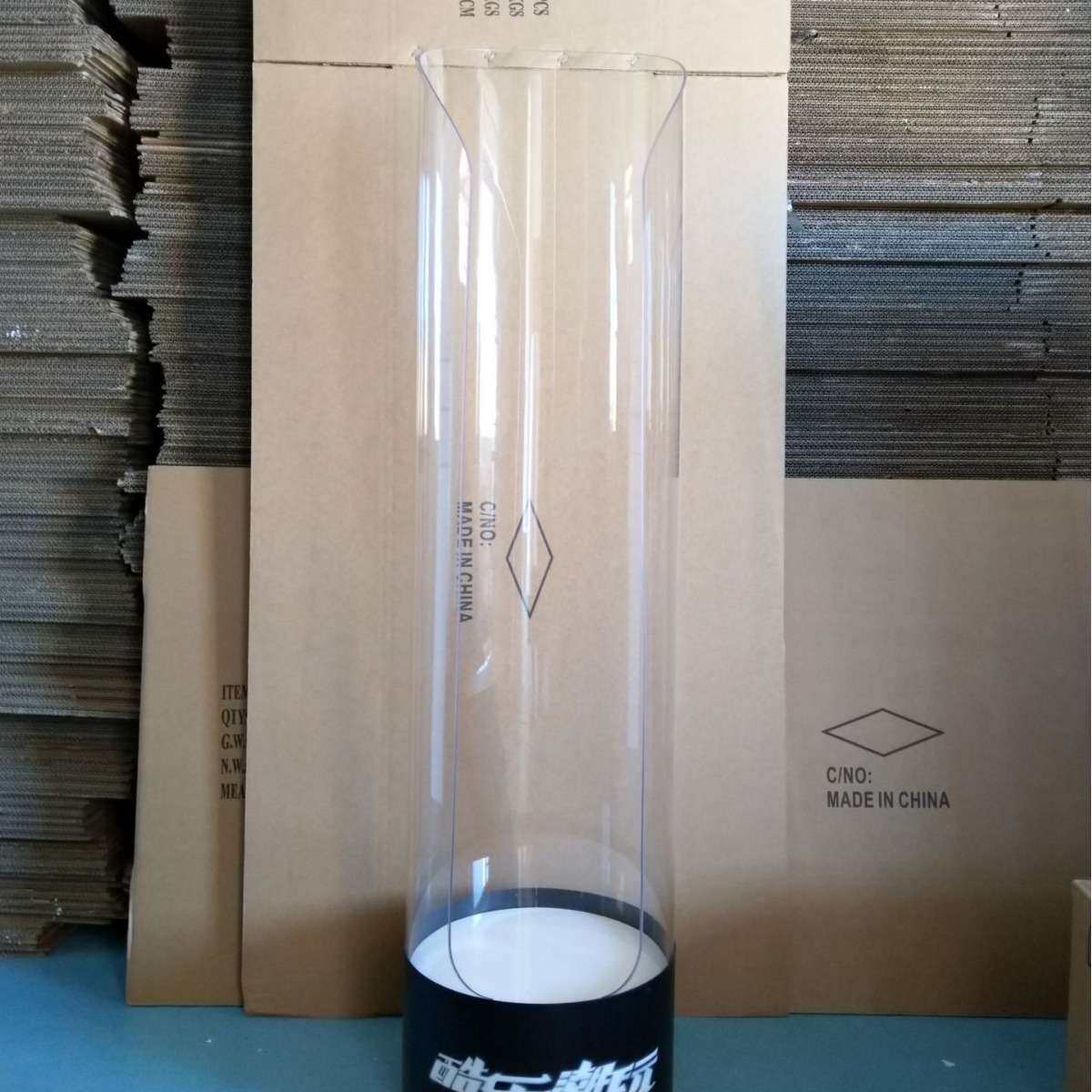 优品店亚克力u型展架 汽车护颈枕陈列架圆形枕桶飞机旅行枕展示柜