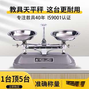 天平秤教具小学初中物理托盘天平称家用实验室高精度架盘学生天平
