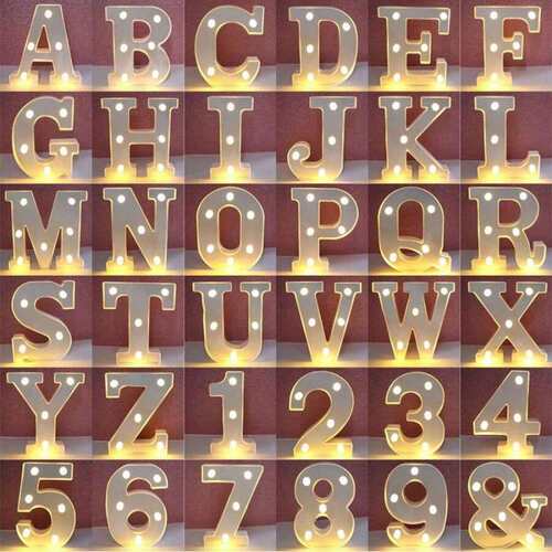 Q 31246 LED Letter Light Decoration 英文高亮字母灯箱跨境