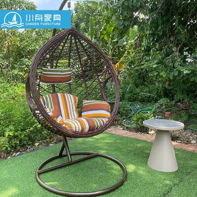 小舟吊篮藤椅室内家用吊床秋千阳台摇椅掉鸟巢吊兰懒人摇篮椅