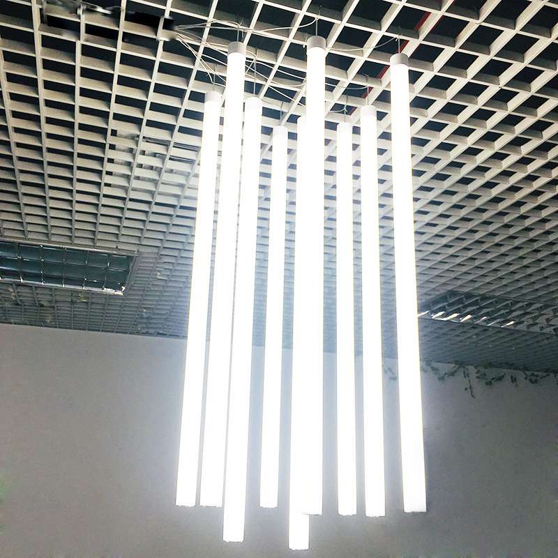 360度发光吊线灯管LED全角度圆管灯创意吊线灯直径40MM