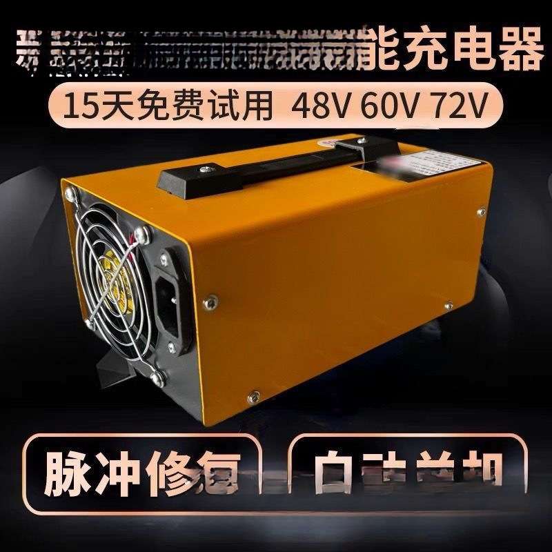 电动三轮车水电瓶充电器48v60v120ah72V自动关机只能充电器其它