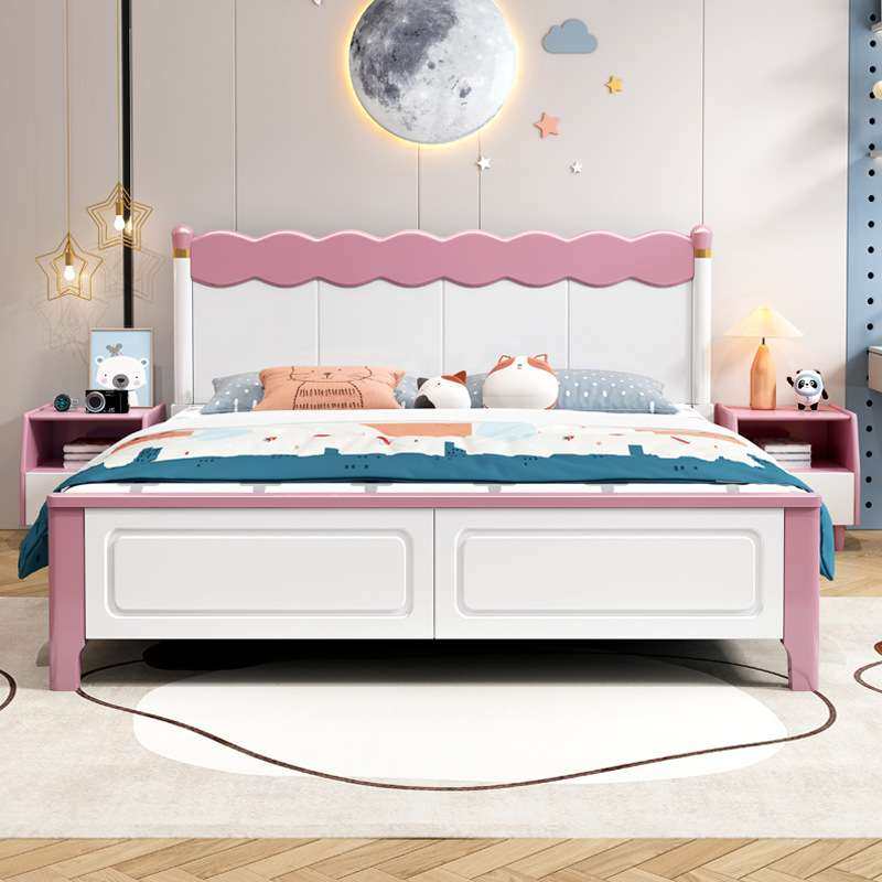 现代简约风实木床儿童床1.5米单人大床复古风1.8米小户型双人大床,玩具/童车/益智/积木/模型,遥控车升级件/零配件,淘宝优惠券,粉丝福利购,淘宝优惠卷