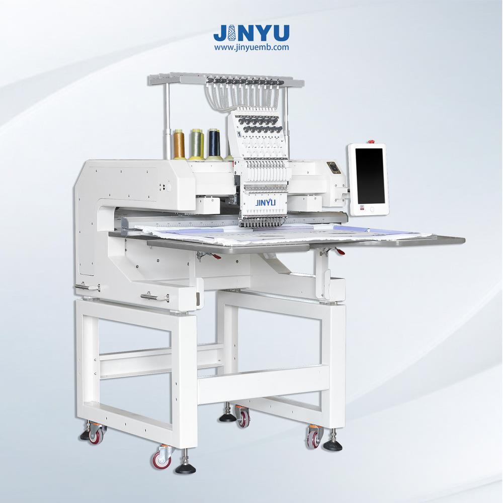 JINYU/金誉绣机商用高速单头电脑绣花机成衣帽子袜子刺绣机