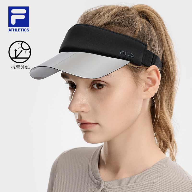 防晒空顶帽|FILA 斐乐官方女夏季新款健身运动帽子凉爽休闲遮阳帽