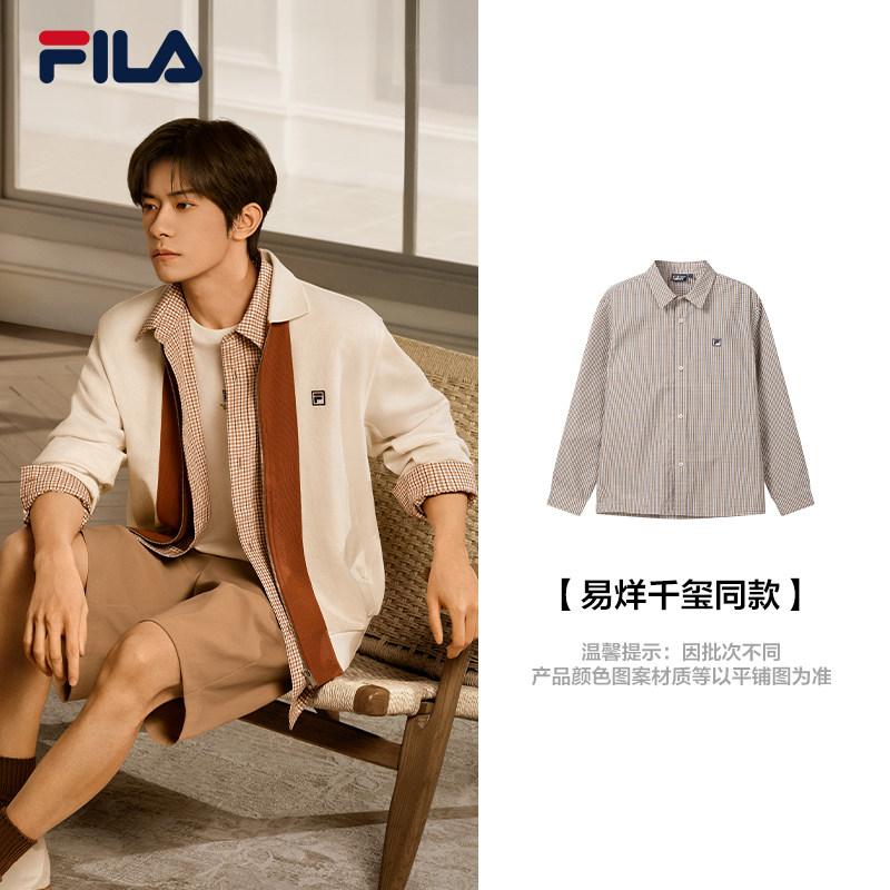 FILA斐乐男子梭织长袖衬衫图片
