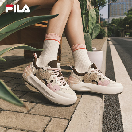 FILA 斐乐秋季女鞋CACTI摩登板鞋秋季厚底仙人掌舒适时尚休闲鞋子