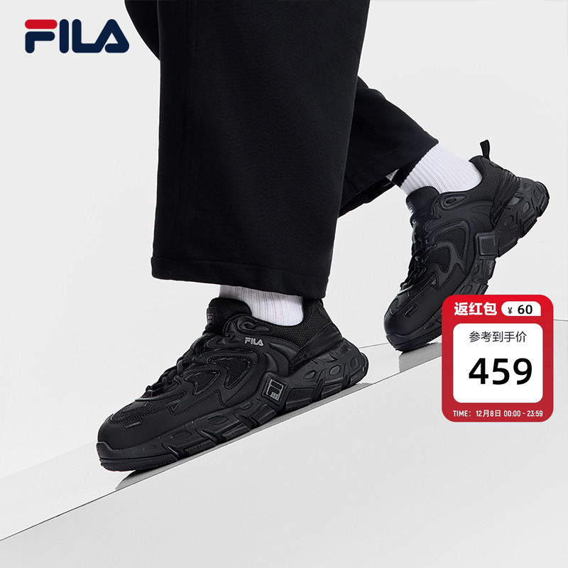 FILA斐乐掠夺者3情侣复古跑鞋男鞋2025冬季新款运动鞋厚底休闲鞋