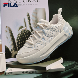 仙人掌|FILA 斐乐官方女鞋CACTI板鞋新款厚底增高面包休闲运动鞋