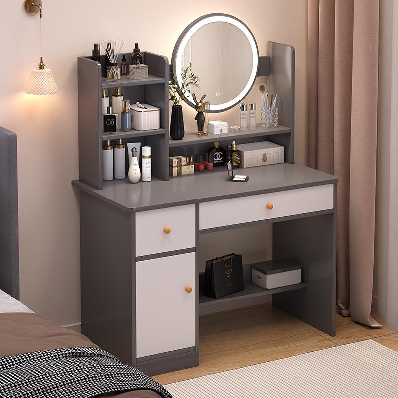梳妆台卧室简约现代小型化妆柜一体小户型2025新款化妆桌子化妆台