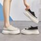 运动女潮女嚡2022厚底白松糕式 单小白嚡新款 嚡秋季