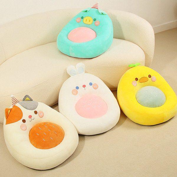 日系卡通动物小沙发毛绒板凳家居装饰蒲团屁垫儿童礼物飘窗垫,居家布艺,沙发垫,淘宝优惠券,粉丝福利购,淘宝优惠卷