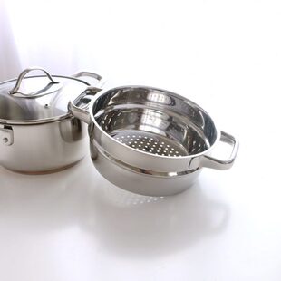 蒸格煮30粉加高蒸屉深适合不锈钢加深20高手柄cm汤锅带意锅蒸笼4