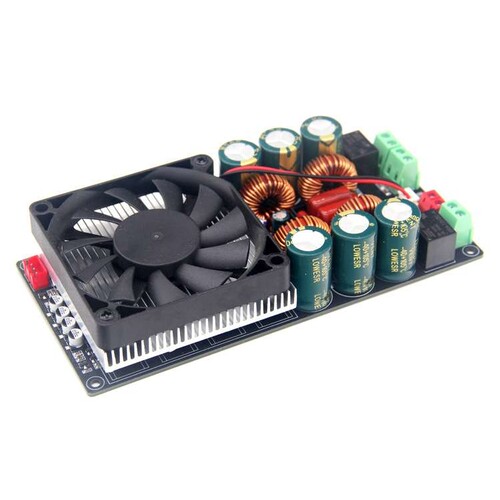 HIFI单电压立体声大功率D类数字功放板2x600W超TPA3255继电器保护