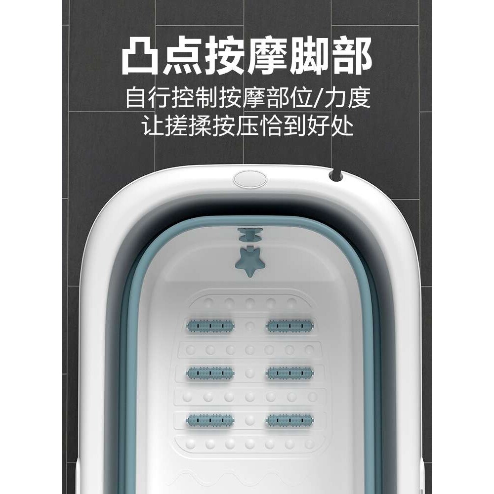 折叠浴桶大号可折叠大人小孩泡澡神器成人洗浴盆洗澡盆浴缸泡澡盆