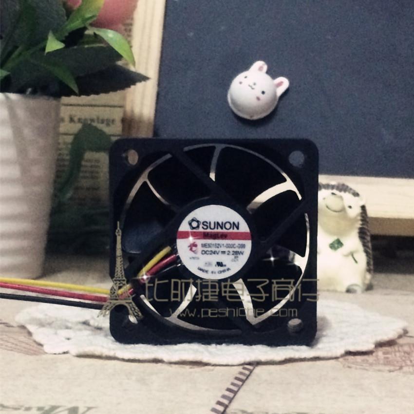 原装SUNON建准ME50152V1-000C-G99 5015 24V 2.28W超安静散热风扇