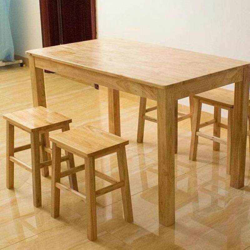 餐桌椅组合长方形正方形饭店小吃桌椅凳子4人6人简易实木桌子长条,电子元器件市场,其它元器件,淘宝优惠券,粉丝福利购,淘宝优惠卷