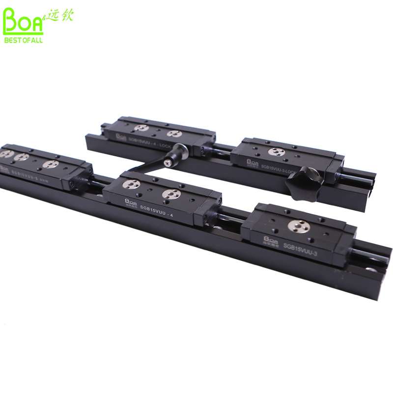 SGR15V微型精密内置双轴心直线导轨滑轨滑台滑块全套铝型材直线