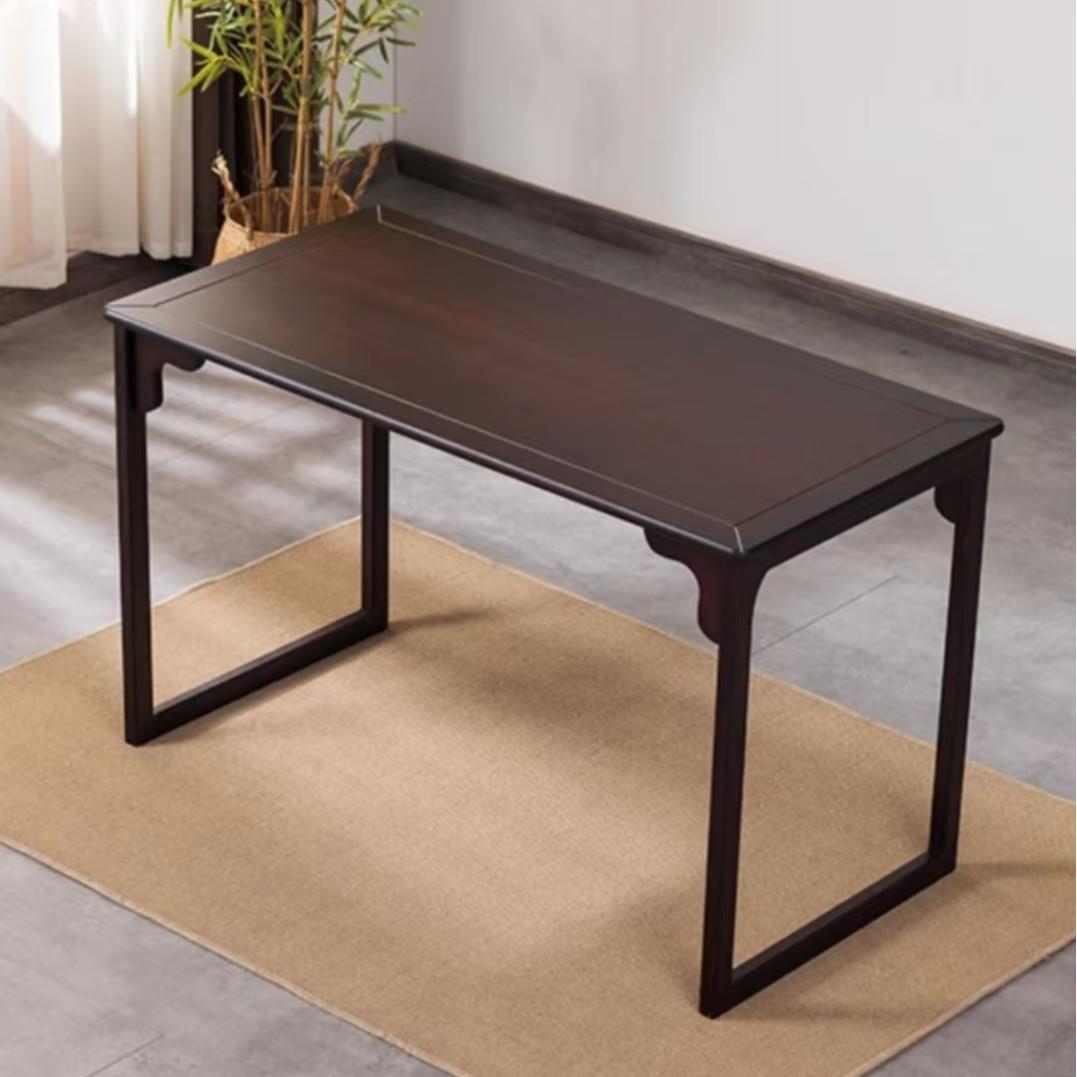 楠竹新中式书房家用桌办公课桌简约学习桌作业桌