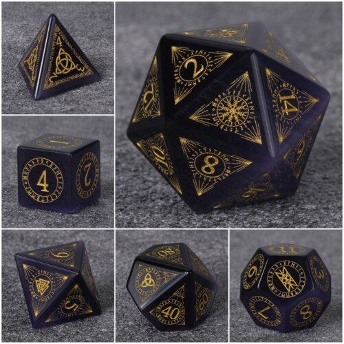 GBTDICE紫水晶多面骰子套装