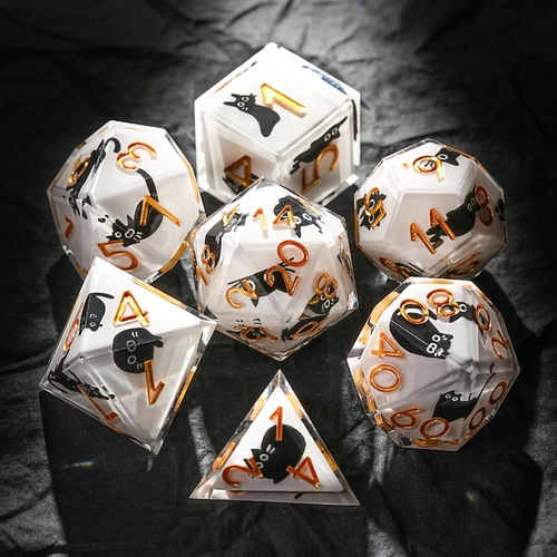 树脂贴花骰子骰中骰角色扮演多面