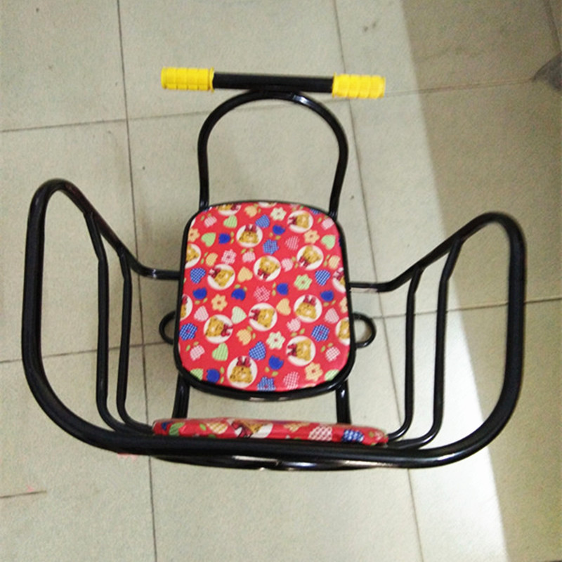 宝宝加大加厚座椅加大后置儿童安全后座自行车电动V车儿童超大座