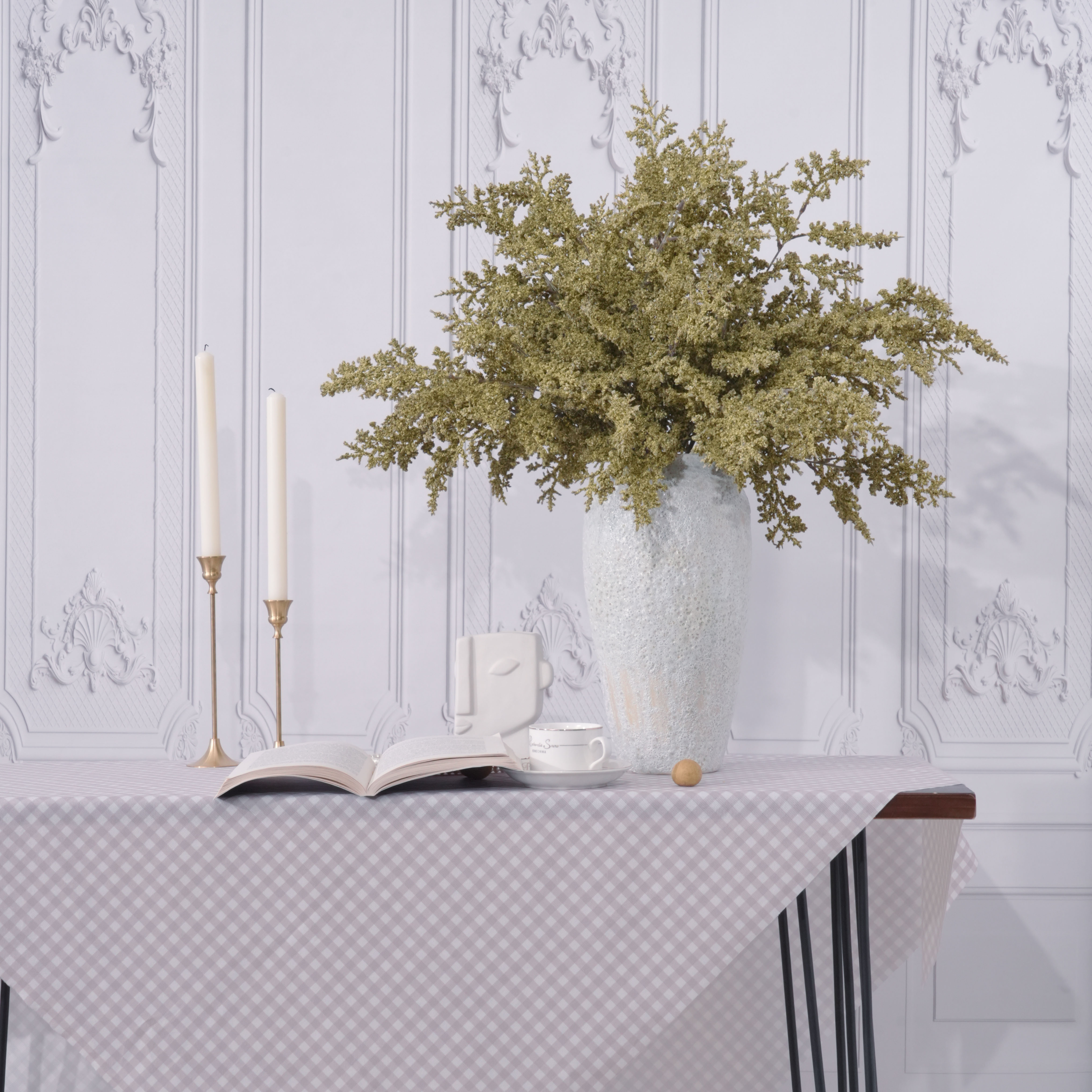 仿真情人草新长枝客厅茶几餐桌花