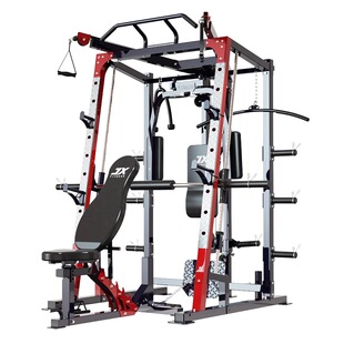 军霞JX 9010家用龙门架史密斯机飞鸟综合训练器多功能卧推深蹲架