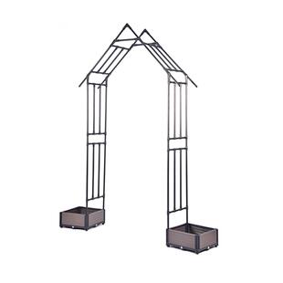 枝晓 飞檐拱门套装 花架爬藤支架花架拱形花园庭院拱门爬藤架